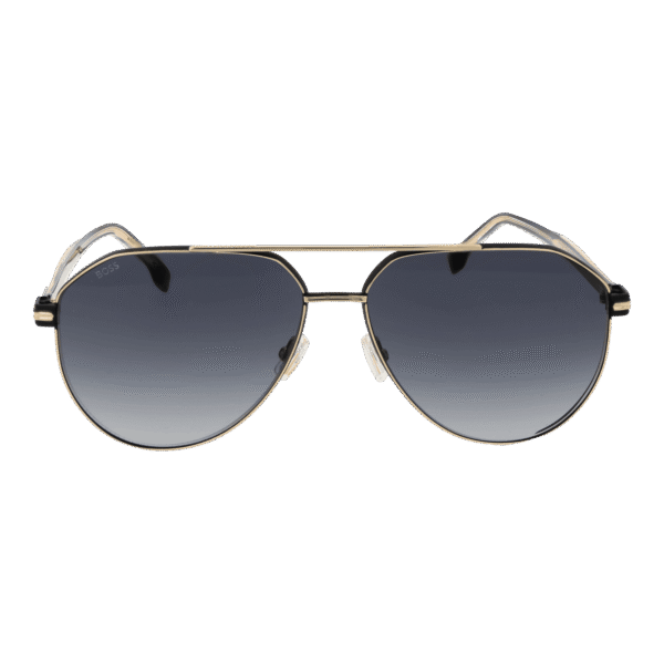 Boss Sonnenbrille BOSS 1747/S 60RHL9O – Frontansicht mit Azetat & Metall Rahmen und Grau Gläsern