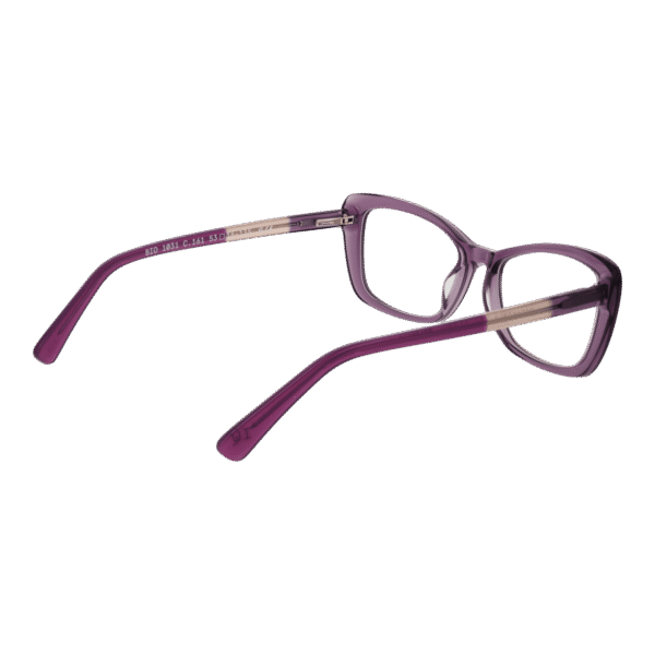 Frontansicht der Botaniq Brille BIO-1031 53161 – Rahmen Kunststoff