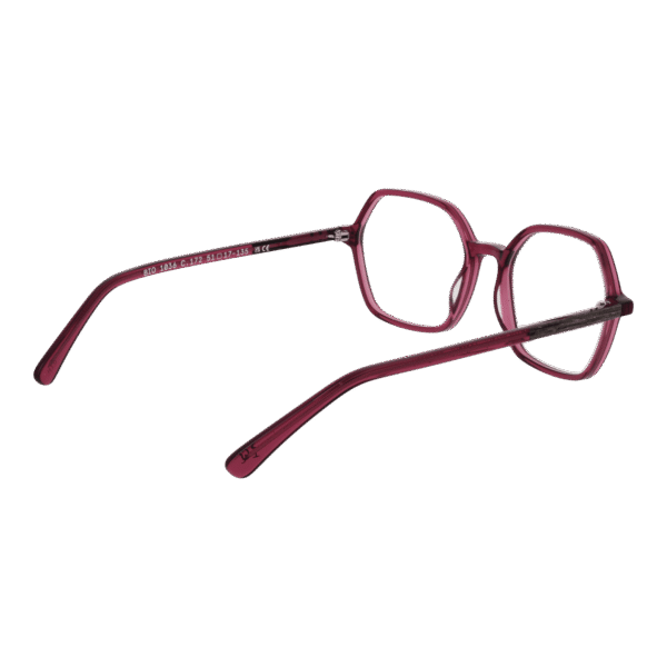 Frontansicht der Botaniq Brille BIO-1036 51172 – Rahmen Kunststoff