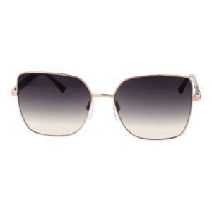 Bulget Sonnenbrille BG3363 6105A – Frontansicht mit Metall Rahmen und Grau Gläsern