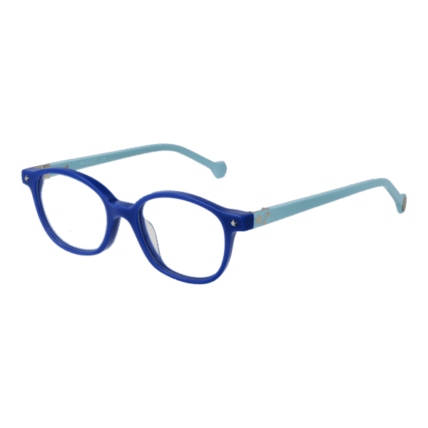 Bulget Brille BGK6045 44T02 – 45° Seitenansicht Bulget )} Brille BGK6045 44T02 in Blau