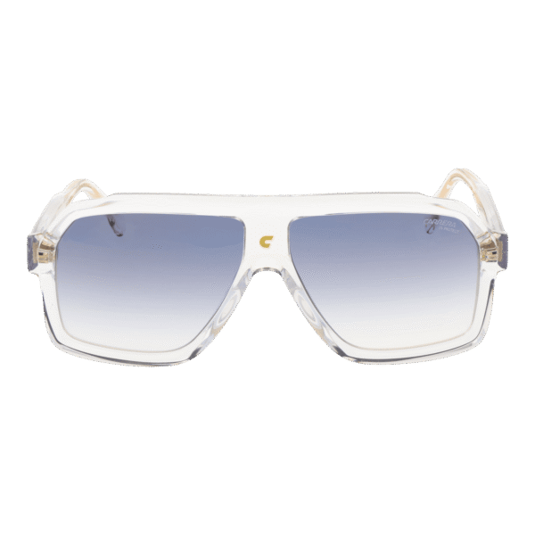 Carrera Sonnenbrille CARRERA 1053/S 609001V – Frontansicht mit Kunststoff Rahmen und Blau Gläsern