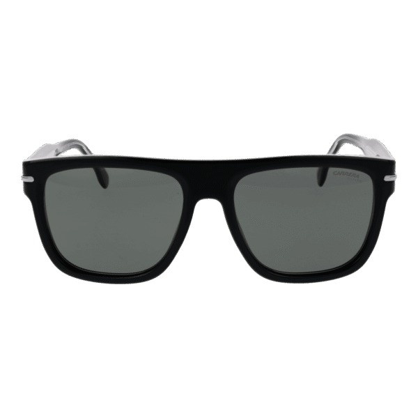 Carrera Sonnenbrille CARRERA 340/S 57284M9 – Frontansicht mit Azetat Rahmen und Grau Gläsern