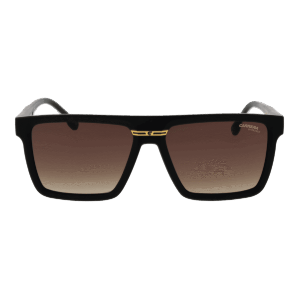 Carrera Sonnenbrille VICTORY C 03/S 5800386 – Frontansicht mit Eco Polyamid Rahmen und Braun Gläsern