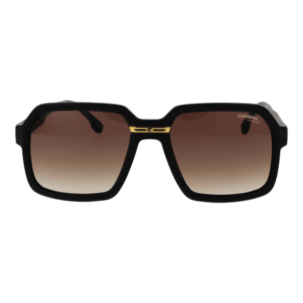Carrera Sonnenbrille VICTORY C 08/S 5600386 – Frontansicht mit Kunststoff Rahmen und Braun Gläsern