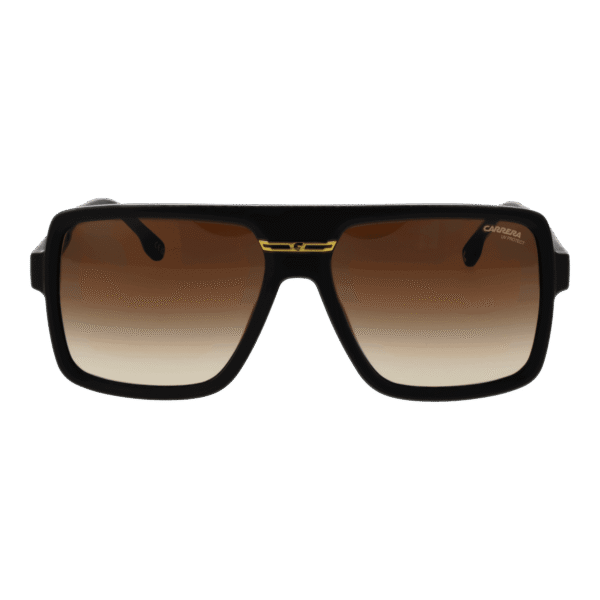 Carrera Sonnenbrille VICTORY C 09/S 59I4686 – Frontansicht mit Polyamid Rahmen und Braun Gläsern