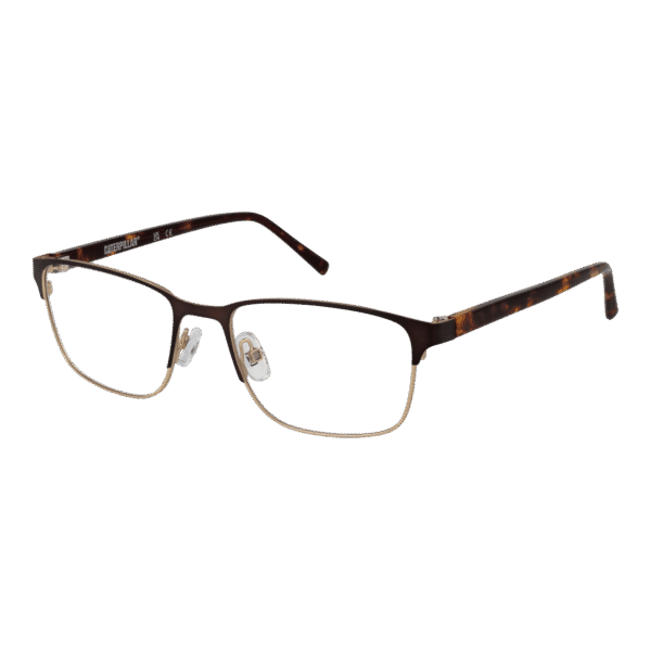 Caterpillar Brille CPO-3519 53003 – 45° Seitenansicht Caterpillar )} Brille CPO-3519 53003 in Braun