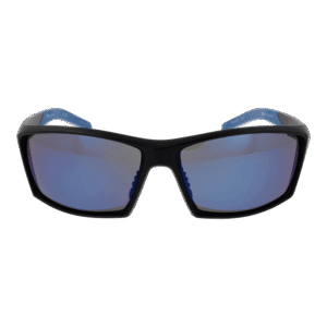Champion Sonnenbrille CU5142 64C01 – Frontansicht mit Edelstahl Rahmen und Blau Gläsern