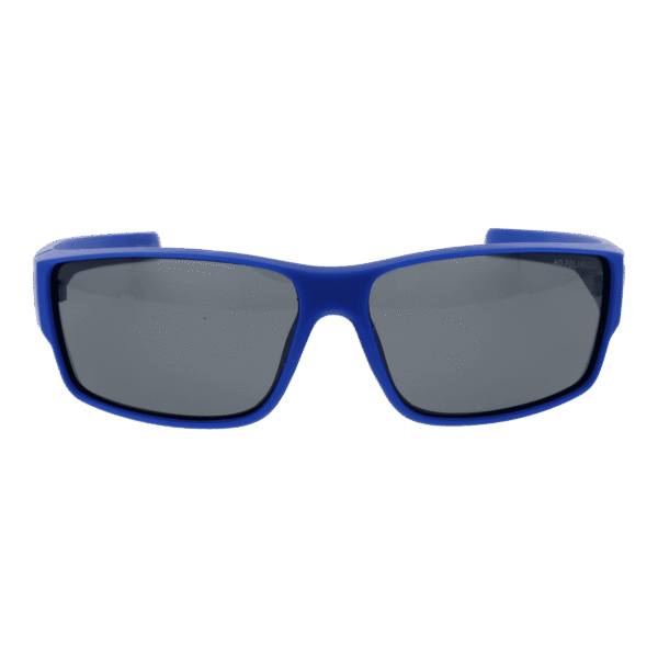 Champion Sonnenbrille CU5146 63C02 – Frontansicht mit Edelstahl Rahmen und Grau Gläsern