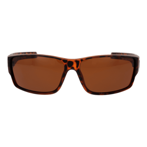 Champion Sonnenbrille CU5146 63C03 – Frontansicht mit Edelstahl Rahmen und Braun Gläsern
