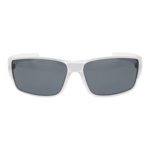 Champion Sonnenbrille CU5146 63C04 – Frontansicht mit Edelstahl Rahmen und Grau Gläsern
