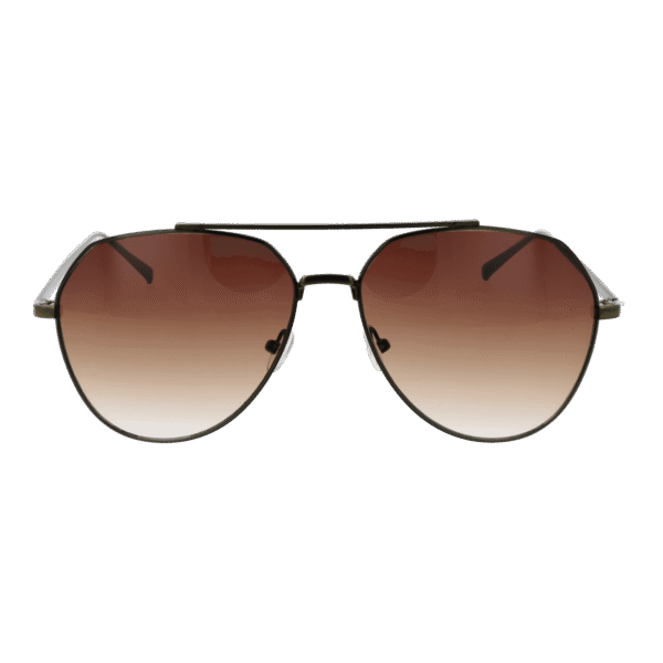 Champion Sonnenbrille CU5148 61C04 – Frontansicht mit Edelstahl Rahmen und Braun Gläsern