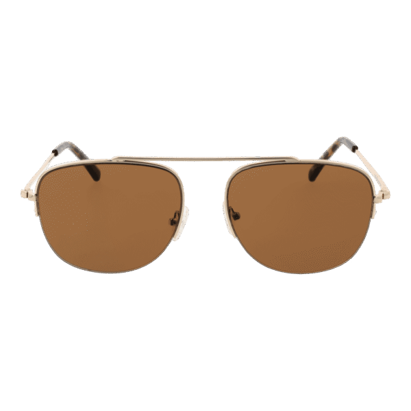 Champion Sonnenbrille CU5151 58C01 – Frontansicht mit Metall Rahmen und Braun Gläsern