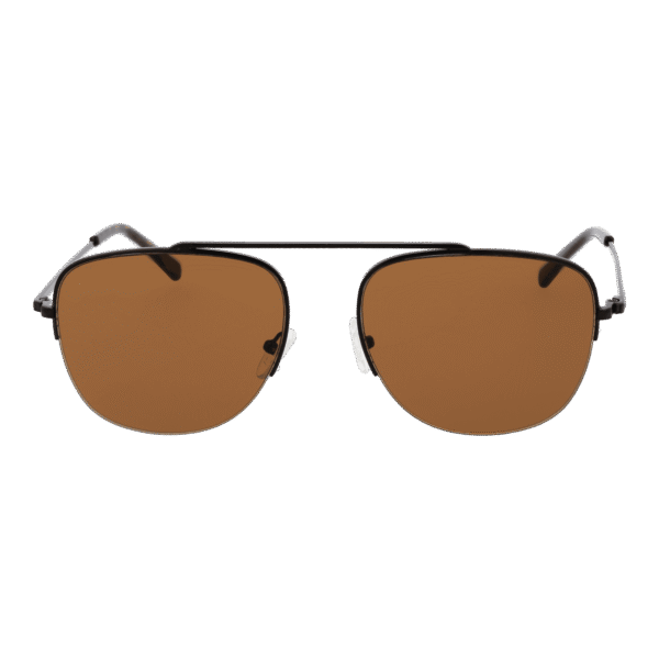 Champion Sonnenbrille CU5151 58C04 – Frontansicht mit Metall Rahmen und Braun Gläsern