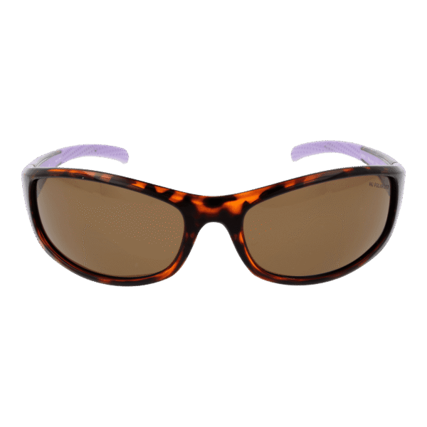 Champion Sonnenbrille CUW5207 64C02 – Frontansicht mit Edelstahl Rahmen und Braun Gläsern