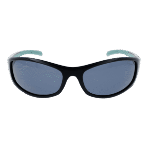 Champion Sonnenbrille CUW5207 64C03 – Frontansicht mit Edelstahl Rahmen und Blau Gläsern