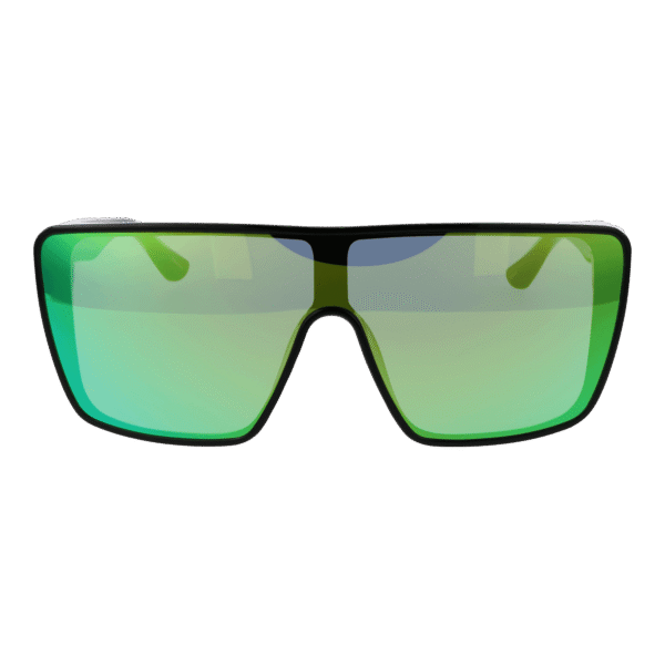 Champion Sonnenbrille CUW5261 145C02 – Frontansicht mit Edelstahl Rahmen und Grün Gläsern