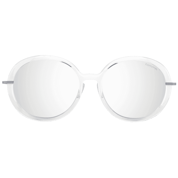 Comma Sonnenbrille 77107 5409 – Frontansicht mit Azetat & Edelstahl Rahmen und Braun Gläsern