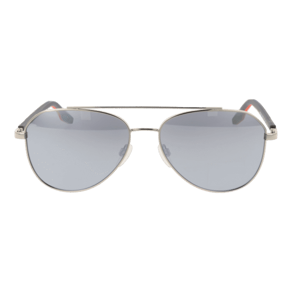 Converse Sonnenbrille CV307S 58045 – Frontansicht mit Gummi Rahmen und Grau Gläsern