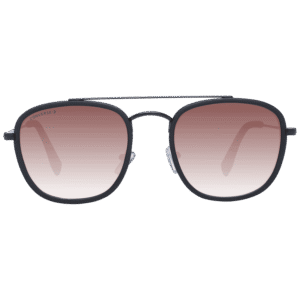 Converse Sonnenbrille SCO285 53QBLAC – Frontansicht mit Metall & Kunststoff Rahmen und Braun Gläsern