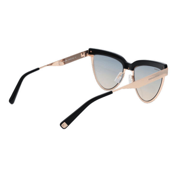 Rückansicht der Dsquared2 Sonnenbrille DQ0302 5328B – Metall Rahmen