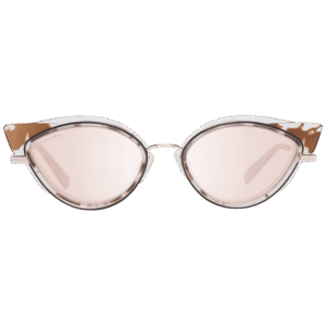 Dsquared2 Sonnenbrille DQ0336 5455U – Frontansicht mit Metall & Kunststoff Rahmen und Braun Gläsern