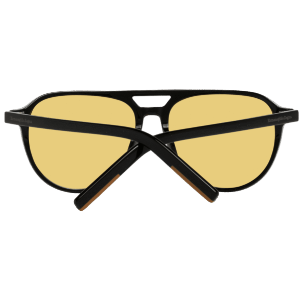 Rückansicht der Ermenegildo Zegna Sonnenbrille EZ0133 5701H – Kunststoff Rahmen
