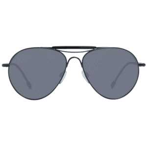Ermenegildo Zegna Sonnenbrille ZC0020 02A57 – Frontansicht mit Titan Rahmen und Grau Gläsern