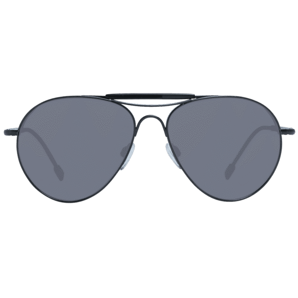 Ermenegildo Zegna Sonnenbrille ZC0020 02A57 – Frontansicht mit Titan Rahmen und Grau Gläsern