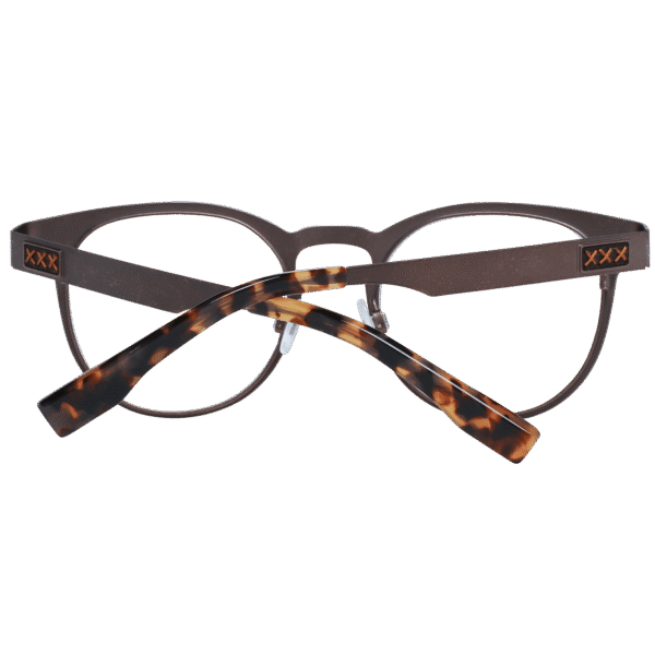 Frontansicht der Ermenegildo Zegna Brille ZC5003 03848 – Rahmen Titan