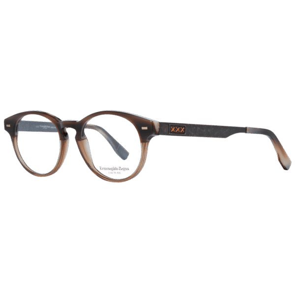 Ermenegildo Zegna Brille ZC5008 06449 – 45° Seitenansicht Ermenegildo Zegna )} Brille ZC5008 06449 in Braun