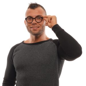 Rückansicht/Bügel der Ermenegildo Zegna Brille ZC5018 06348