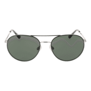 Esprit Sonnenbrille ET39096 56547 – Frontansicht mit Metall Rahmen und Grün Gläsern