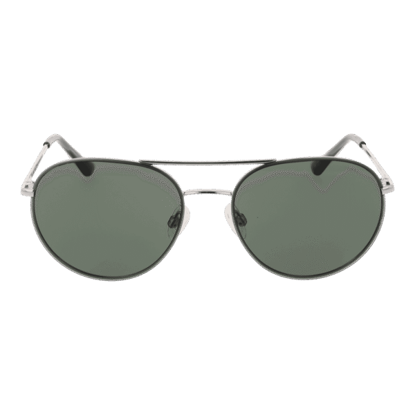 Esprit Sonnenbrille ET39096 56547 – Frontansicht mit Metall Rahmen und Grün Gläsern