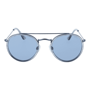 Esprit Sonnenbrille ET39099 51543 – Frontansicht mit Metall & Edelstahl & Aluminium Rahmen und Blau Gläsern