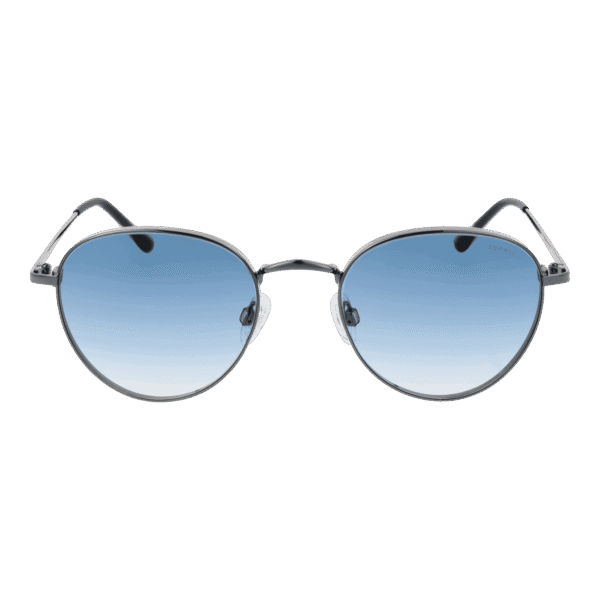Esprit Sonnenbrille ET39100 51543 – Frontansicht mit Metall Rahmen und Blau Gläsern