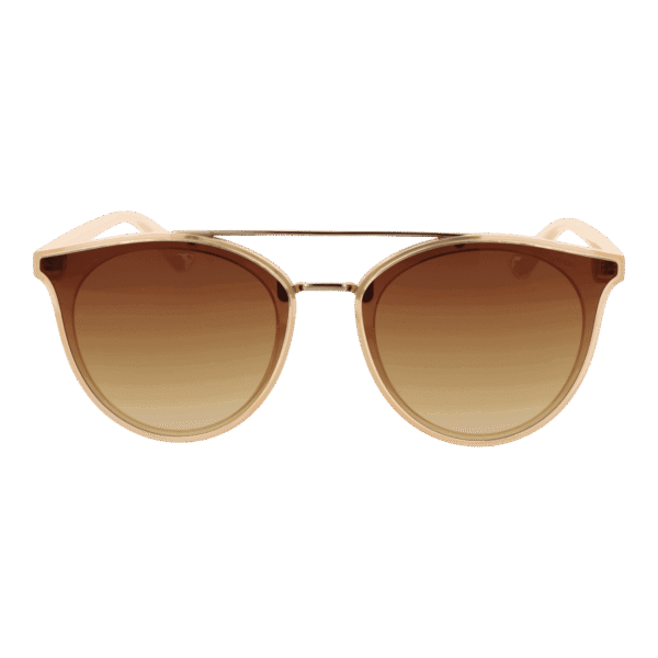 Esprit Sonnenbrille ET39101 60535 – Frontansicht mit Kunststoff Rahmen und Gold Gläsern