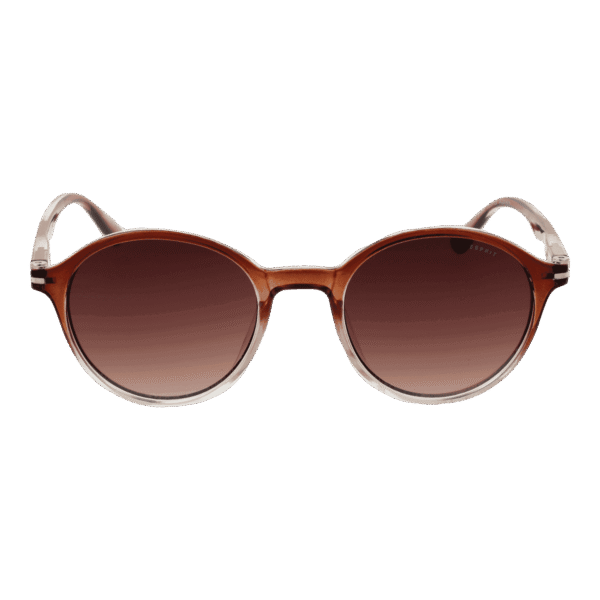 Esprit Sonnenbrille ET39124 48535 – Frontansicht mit Kunststoff Rahmen und Braun Gläsern