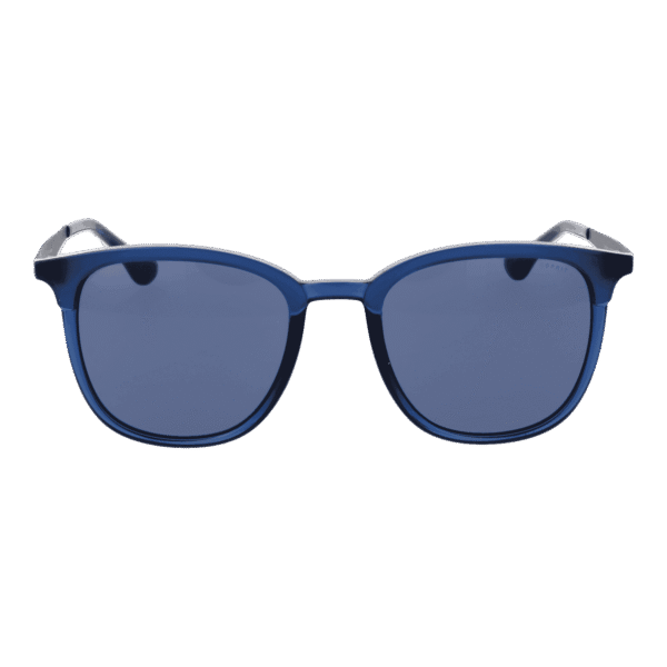 Esprit Sonnenbrille ET39126 51507 – Frontansicht mit Metall & Edelstahl & Aluminium Rahmen und Blau Gläsern