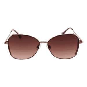 Esprit Sonnenbrille ET39149 57535 – Frontansicht mit Metall Rahmen und Braun Gläsern