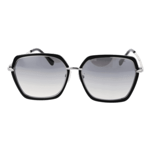 Esprit Sonnenbrille ET39157 55538 – Frontansicht mit Metall Rahmen und Grau Gläsern