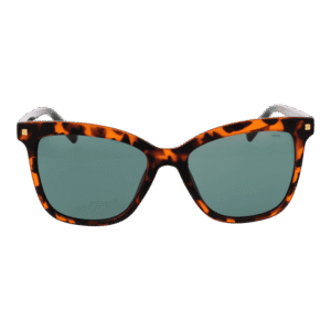 Esprit Sonnenbrille ET39164 53545 – Frontansicht mit Kunststoff Rahmen und Grün Gläsern