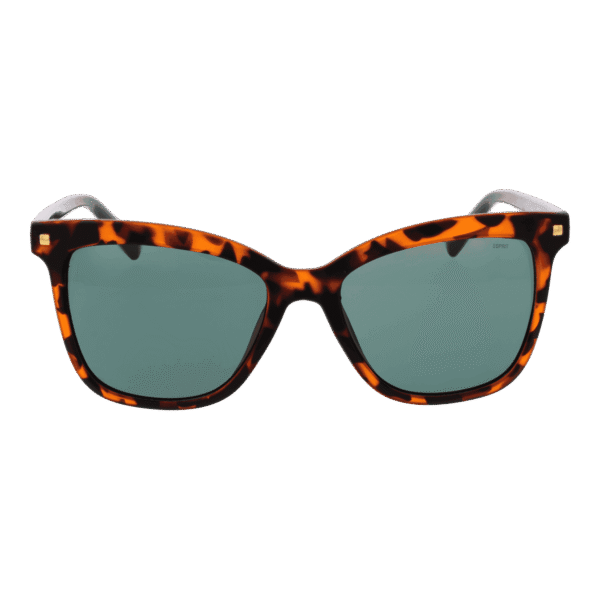 Esprit Sonnenbrille ET39164 53545 – Frontansicht mit Kunststoff Rahmen und Grün Gläsern