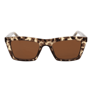 Esprit Sonnenbrille ET39195 53545 – Frontansicht mit Metall & Edelstahl & Aluminium Rahmen und Braun Gläsern