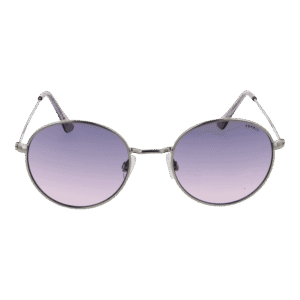Esprit Sonnenbrille ET39204 49577 – Frontansicht mit Edelstahl Rahmen und Lila Gläsern