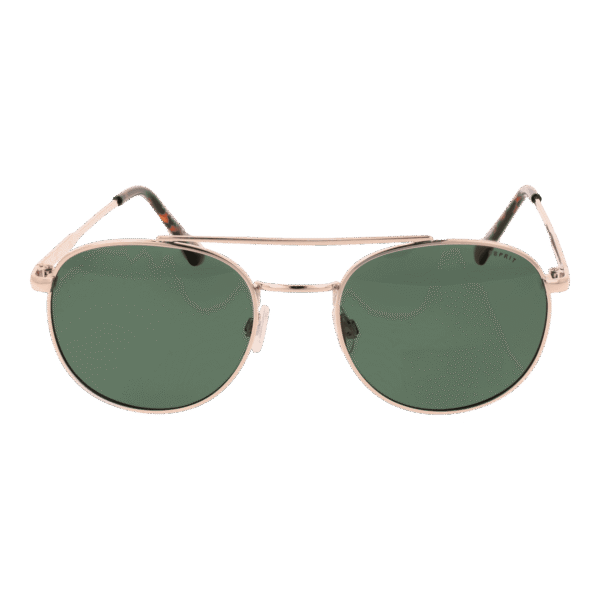 Esprit Sonnenbrille ET39220P 53547 – Frontansicht mit Edelstahl Rahmen und Grün Gläsern