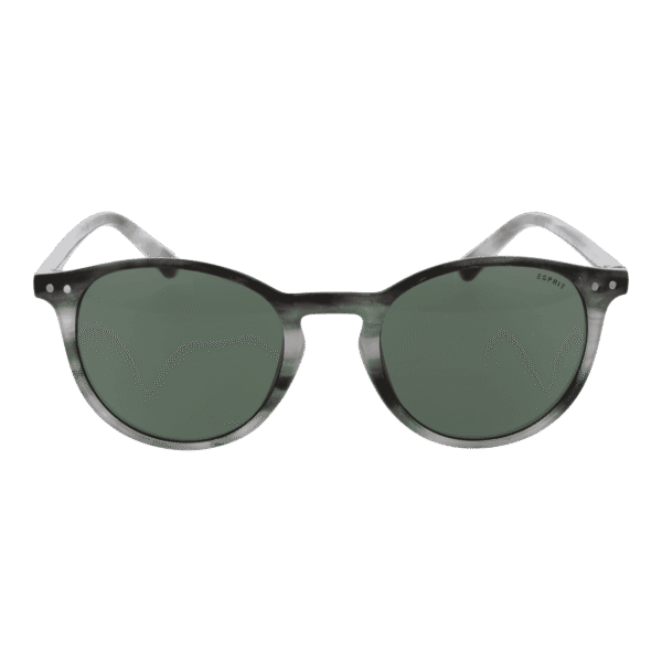 Esprit Sonnenbrille ET39225 50568 – Frontansicht mit Polycarbonat Rahmen und Grün Gläsern