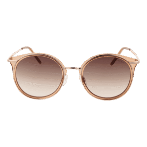 Esprit Sonnenbrille ET39258 52535 – Frontansicht mit Metall & Edelstahl & Aluminium Rahmen und Braun Gläsern