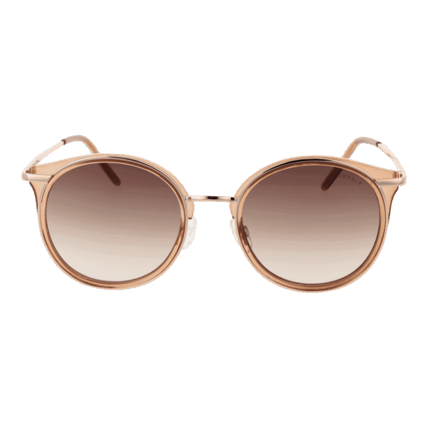 Esprit Sonnenbrille ET39258 52535 – Frontansicht mit Metall & Edelstahl & Aluminium Rahmen und Braun Gläsern