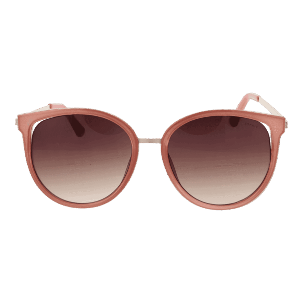 Esprit Sonnenbrille ET39259 56515 – Frontansicht mit Kunststoff Rahmen und Braun Gläsern